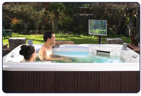 Watch TV from your Spa!